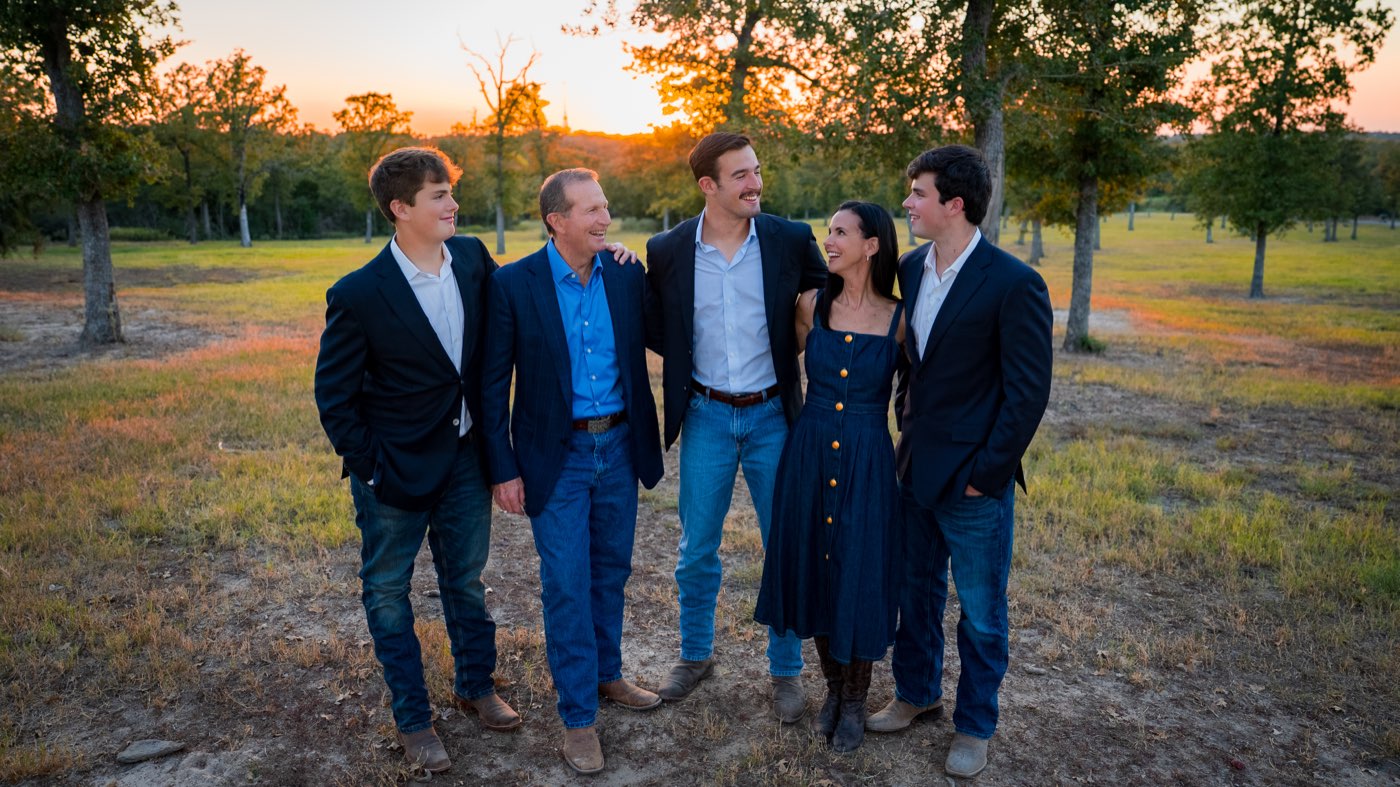 The Shears family near Bryan–College Station, Texas